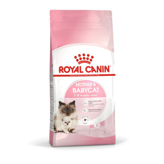 Royal Canin Mother & Babycat – Hrană Uscată pentru Pisici Gestante, Lactante și Pui (0–4 luni) – 2 kg